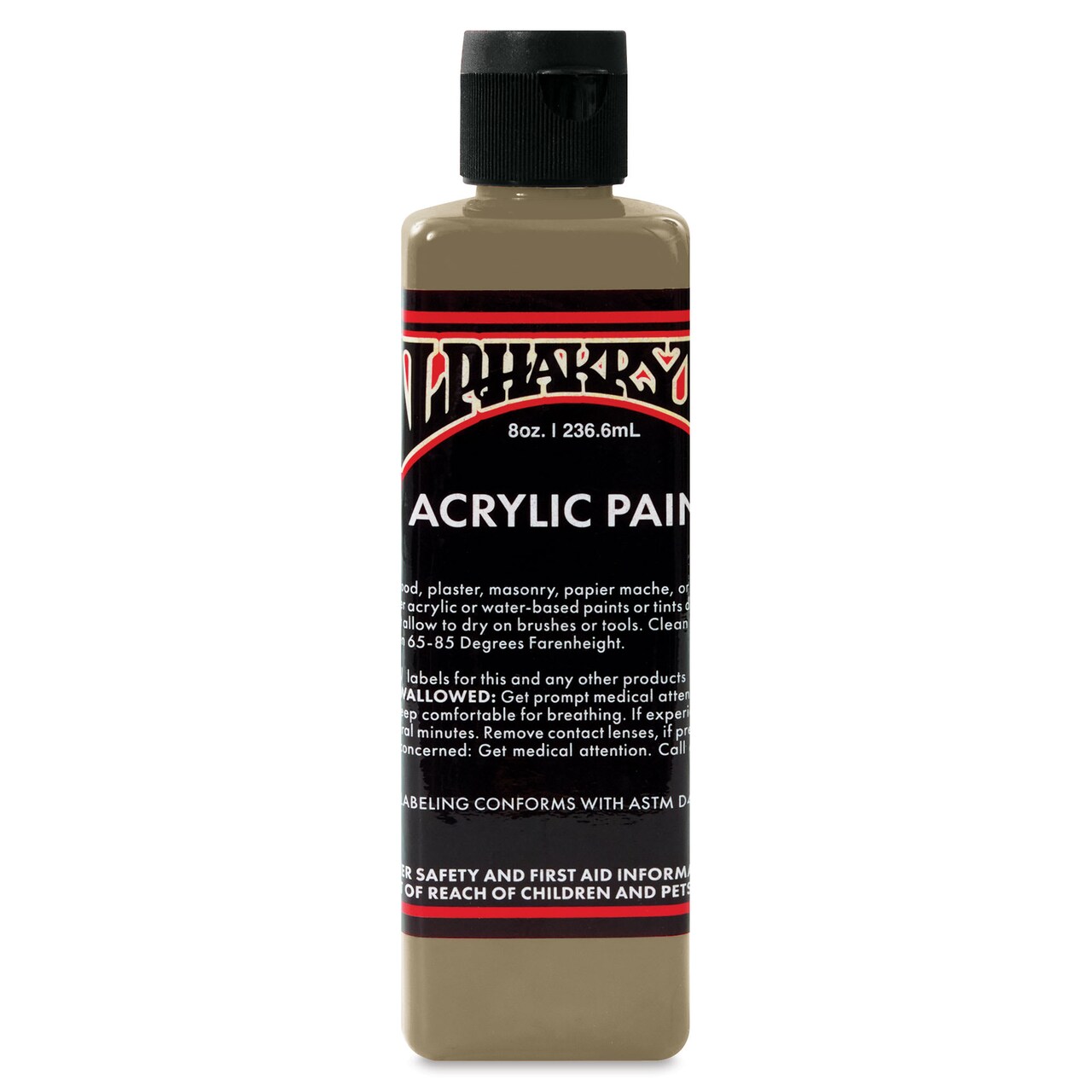 Alpha6 Alphakrylic Acrylic Paint - Metallic Antique Gold, 8 oz